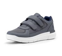 FitVille Schuhe Herren Outdoor mit weiße Sohle mit Klettverschluss Extra Weite Breit Grau 42.5 EU XX-Weit