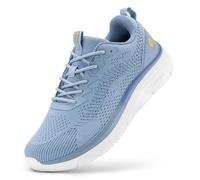 FitVille Walkingschuhe Herren Extra Weite Sneaker Atmungsaktive Laufschuhe Bequeme Sportschuhe für Breite Füße Himmel blau 44.5 EU Weit