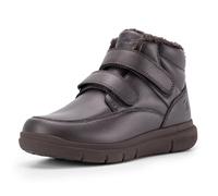 FitVille Winterschuhe Herren Extra Weit Winterstiefel Wasserdicht Schneestiefel Kurzschaft Stiefel Breit Rutschfeste Schuhe,Braun,45,X-Weit