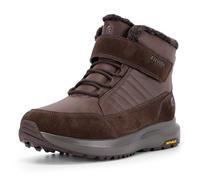 FitVille Winterstiefel Herren Extra Weit Winterschuhe mit Klettverschluss | Rutschfeste Kurzschaft Stiefel Bequeme Winter Boots Gefütterter Schneestiefel Warmer Herrenstiefel Gr.40-50 für Breite Füße