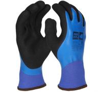 Fitzner Winterhandschuhe Absolut Cool, blau/schwarz 477-10 , 1 Packung = 6 Paar, Größe 10