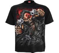 Five Finger Death Punch Assassin (Back Print) Black XL T-Shirt