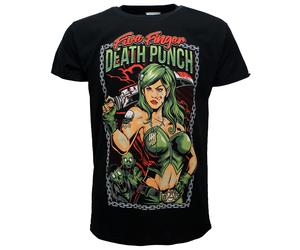 Five Finger Death Punch Assassin T-Shirt Schwarz - Offizielles Merchandise M Schwarz