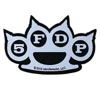FIVE FINGER DEATH PUNCH Aufnäher KNUCKLE CUTOUT Patch gewebt 10 x 6 cm