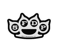 Five Finger Death Punch Bestickter Aufnäher mit klassischem ausgeschnittenem Logo, offizielles Lizenzprodukt
