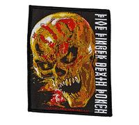Five Finger Death Punch Blood Skull Aufnäher FFDP Patch Gewebt & Lizenziert !!