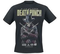 Five Finger Death Punch Crossed Pistols Männer T-Shirt schwarz