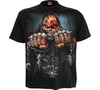 Five Finger Death Punch Game Over (Back Print) Black L T-Shirt
