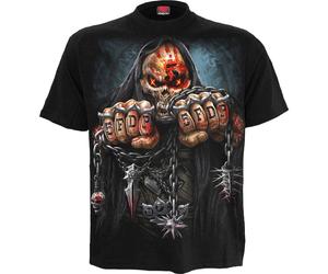 Five Finger Death Punch Game Over (Back Print) Black XL T-Shirt