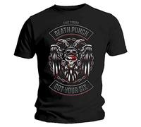 Five Finger Death Punch Herren T-Shirt Schwarz Schwarz Large Gr. XXL, Schwarz
