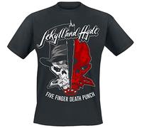 Five Finger Death Punch Jekyll and Hyde Männer T-Shirt schwarz XL 100% Baumwolle Band-Merch, Bands