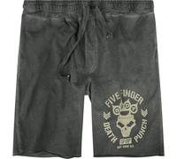 Five Finger Death Punch Logo Männer Short grau L 100% Baumwolle Band-Merch, Bands
