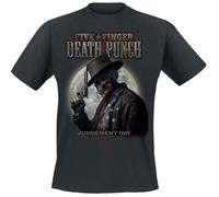 Five Finger Death Punch Moon Mock Up 1 T-Shirt schwarz in XXL