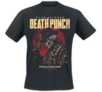 Five Finger Death Punch Moon Mock Up 2 Männer T-Shirt schwarz