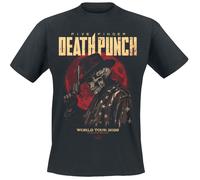 Five Finger Death Punch Moon Mock Up 2 T-Shirt schwarz in L