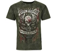 Five Finger Death Punch No Regrets T-Shirt grau braun in 3XL