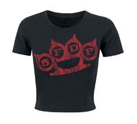 Five Finger Death Punch Red Nuckles Distressed T-Shirt schwarz in S