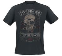 Five Finger Death Punch Wicked T-Shirt schwarz in 3XL