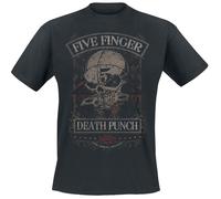 Five Finger Death Punch Wicked T-Shirt schwarz in 4XL