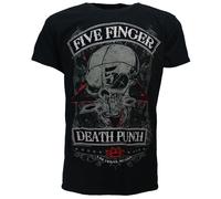 Five Finger Death Punch Wicked T-Shirt Schwarz - Offizielles Merchandise | Popmerch.com M Schwarz