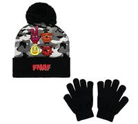 Five Nights at Freddy's Character Heads Youth Camo Cuff Beanie & Magic Gloves, GRAU, Einheitsgröße