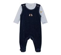 Fixoni Nicki-Strampler-Set mit Body Tiere 62 marine/hellblau