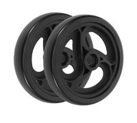 FIXOSHEE 2 Stück Ersatzräder Einkaufswagen und Bollerwagen Langlebige Geräuscharme Laufrollen Vielseitig für Rollator Rollstuhl und Trolley Stabile Shopping Cart Zubehörteile