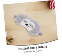 FIXOSHEE 2stücke Niedliche Plüsch-schlafmaske für Junge Mädchen mit Cartoon-tiermotiven Weiche Verdunkelungs-augenmaske zum Schlafen zu Hause und Unterwegs Atmungsaktiv und Leicht