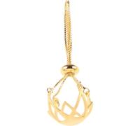 FIXOSHEE Leerer Kristallsteinhalter Anhänger aus Metall mit Hohlem Design Selbstgemacht Schmuckhalter für Edelsteine Robustes Material für Damen Geeignet