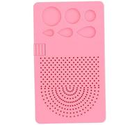 FIXOSHEE Praktisches Quilling Knitting Board aus Edelstahl und Abs mit Nadeln Rutschfestes DIY Papier Wickelgerät für Papierkunst Inkl Pin aufbewahrung für Anfänger und Profis