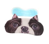 FIXOSHEE Süße Schlafmaske Tiermotiv 3d Hund Baumwolle Weich Atmungsaktiv Schlafbrille Nickerchen Büro Entspannung Geschenk