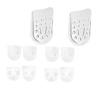 FIXOSHEE Transparente Höhenverstellbare Schuh einlegesohlen mit Schichten Unsichtbare Gel fersenerhöhung Elastisch Atmungsaktiv Geeignet für Sneaker Stiefel High Heels und Alltagsschuhwerk