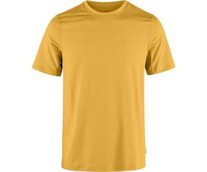 Fjällräven Abisko Day Hike Shortsleeve Herren Kurzarmshirt Funktionsshirt ochre Größe XS Farbgruppe gelb gelb Herren 100% Polyester