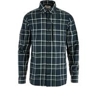 Fjällräven Men's Abisko Hike Shirt Long Sleeve Dark Navy-chalk White XXL