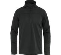 Fjällräven Abisko Lite Fleece Half Zip M Herren Fleecepullover S schwarz