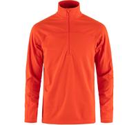 Fjällräven Herren Abisko Lite Fleece Half Zip Pullover, Flame Orange, S