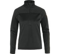 Fjällräven Abisko Lite Fleece Half Zip Women Black (M)