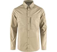Fjällräven Abisko Trail Shirt LS M für Herren 118 - Fossil XL
