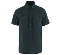 Fjällräven - Abisko Trekking Shirt S/S - Hemd, Gr. S, schwarz/blau (DarkNavy)