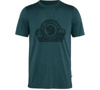 Fjällräven Herren T-Shirt Abisko Wool Classic SS Dark Navy Größe S