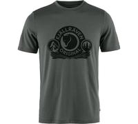 Fjällräven Herren Funktionsshirt Abisko Wool Classic Kurzarm Merino Grau L