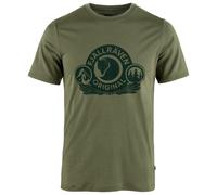 Fjällräven - Abisko Wool Classic S/S - Merinoshirt, Gr. L, oliv (LaurelGreen)