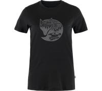 Fjällräven Abisko Wool Fox Damen T-Shirt black iron grey S black iron grey S