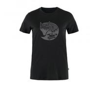 Fjällräven - Women's Abisko Wool Fox S/S - Merinoshirt, Gr. S, schwarz (Black/IronGrey)