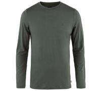 Fjällräven - Abisko Wool L/S - Longsleeve, Gr. XL, oliv/grau (Basalt)
