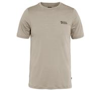 Fjällräven - Abisko Wool Logo S/S - Merinoshirt, Gr. L, light fossil (LightFossil)