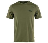 Fjällräven - Abisko Wool Logo S/S - Merinoshirt, Gr. XXL, grün (LaurelGreen)