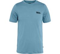 Fjällräven Herren Abisko Wool Logo T-Shirt (Größe S, blau)