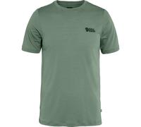 Fjällräven Abisko Wool Logo T-Shirt grau-grün - M