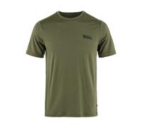 Fjällräven Abisko Wool Logo T-Shirt grün M